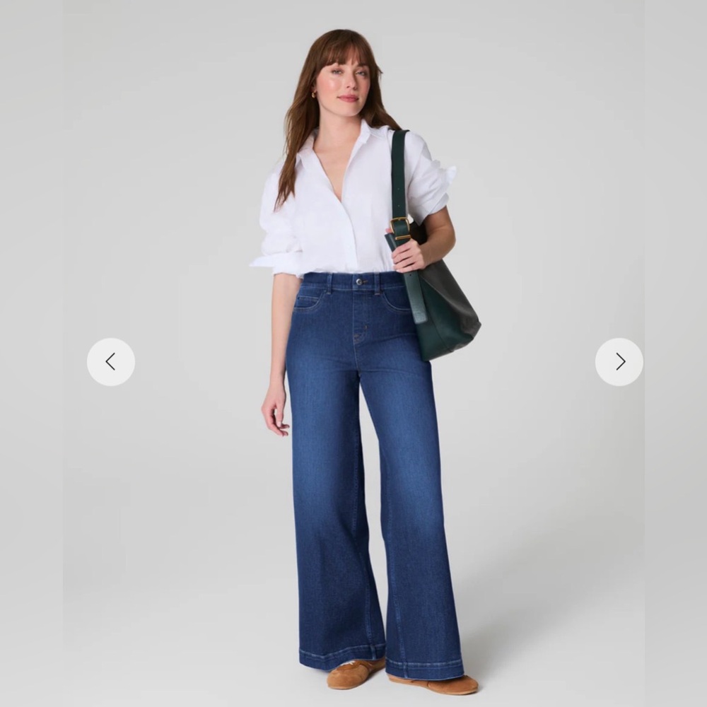 Spanxshape Orginal EveryWear Wide Leg Jeans Large
